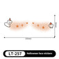 Halloween Makeup Stickers Dress Up Cute Painted