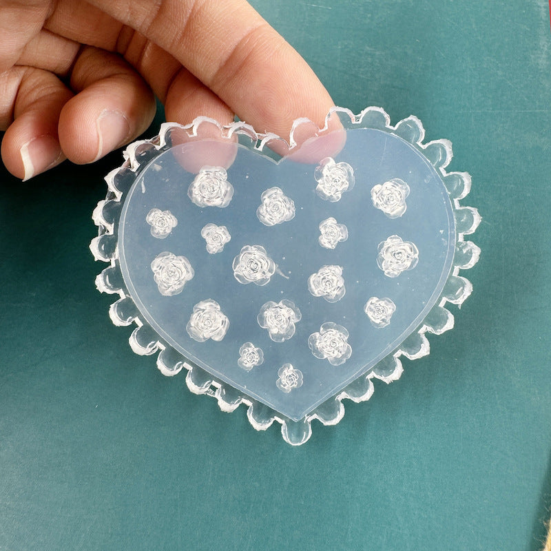 Silicone Non-whitening Flower Cartoon Manicure Mold