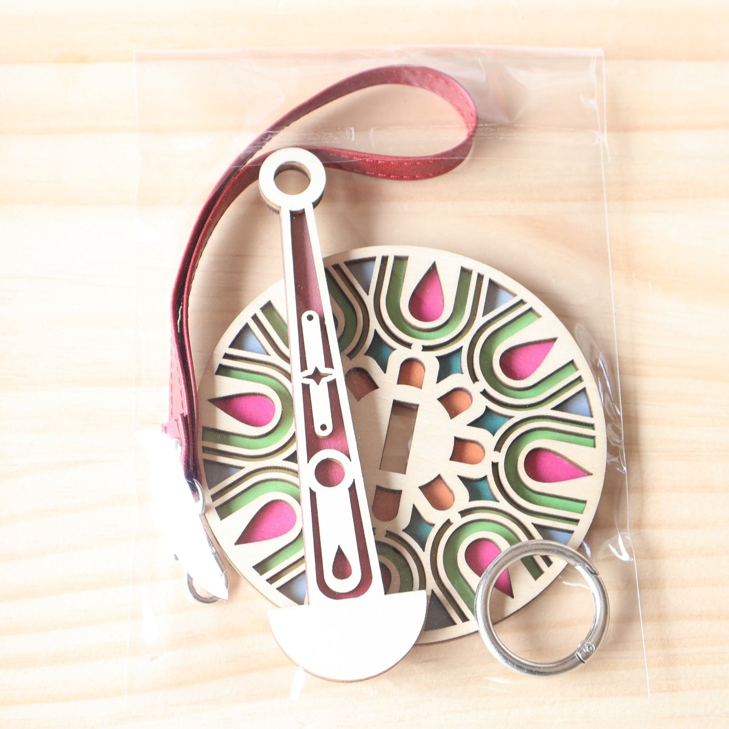 Portable Wrist Yarn Rack Wooden Craftwork