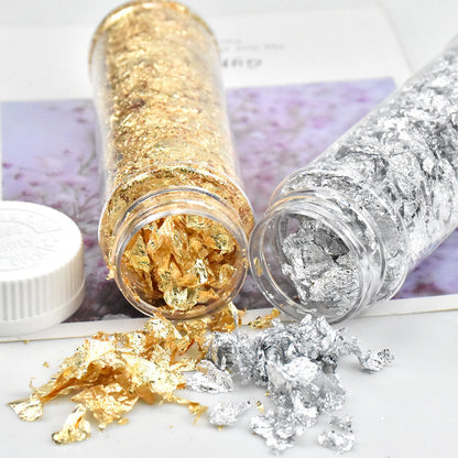 Gold Foil Decorative Fragment Silver Foil Paper Cake Decoration