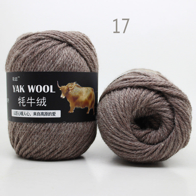 Cow Wool Yarn Scarf Thread Hat 245 Stick Needle Hand-knitted Medium Thick Coat