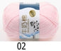 5-Strand Milk Cotton Wool Woven Medium Thickness Doll Slippers Yarn