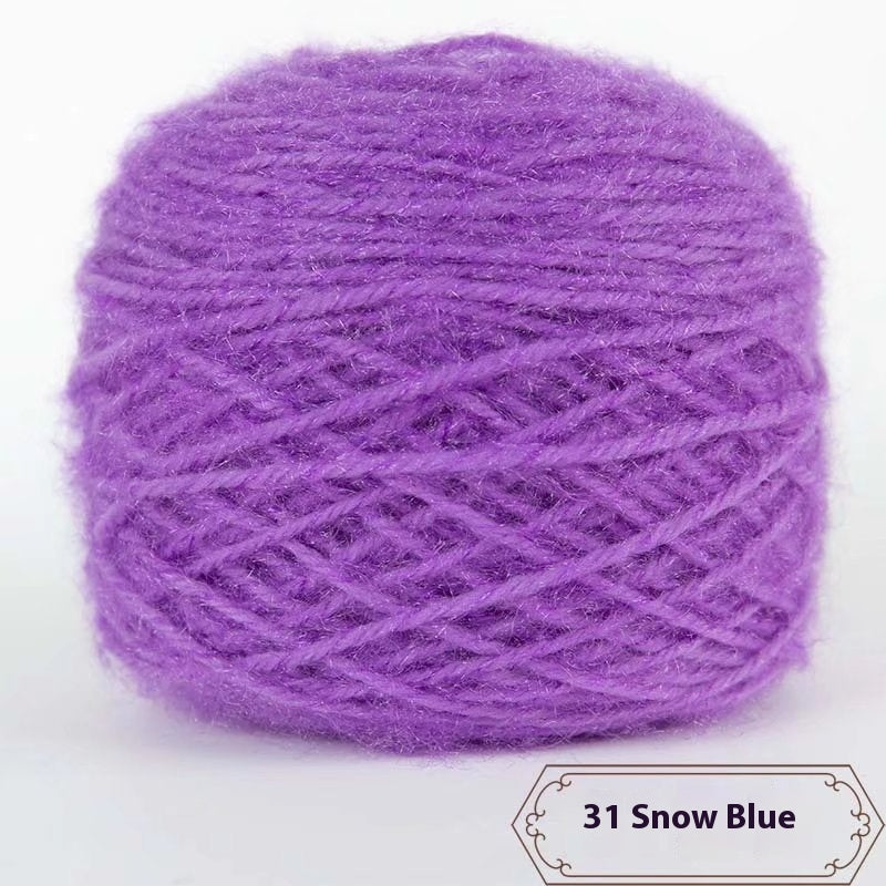 3 Two Groups Of Squirrel-velvet Yarn Hand-knitted Medium Thickness Hat Scarf Coat Waistcoat Cushion Plush Wool 150g