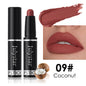 Matte Finish Makeup Lipstick Rotating Velvet Lasting No Stain On Cup