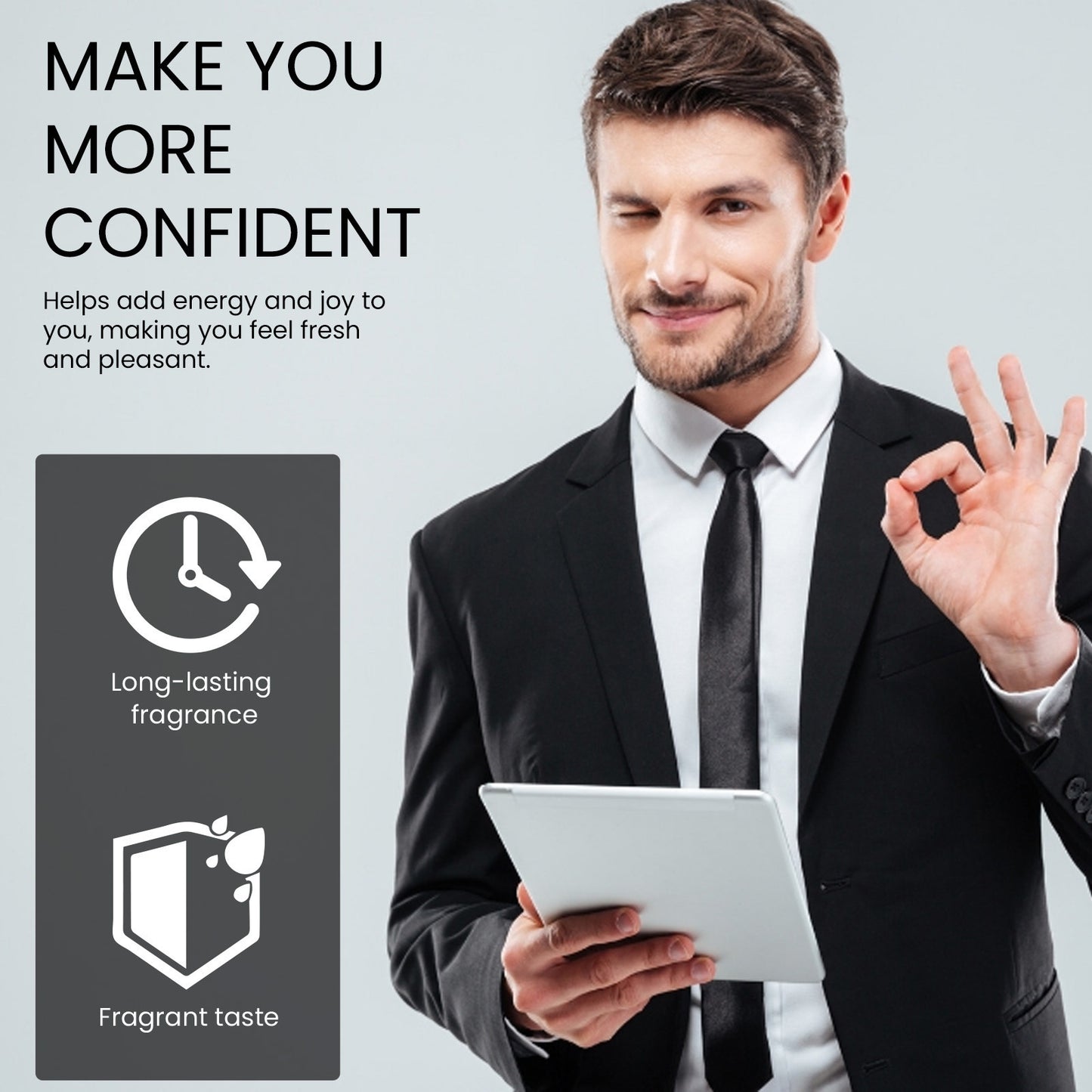 Mild Non-pungent Lasting Fragrance Men's Perfume