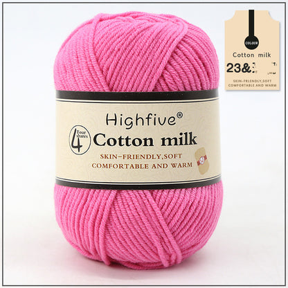 Milk Cotton Wool For Knitting Baby Crochet Yarn Wea