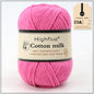 Milk Cotton Wool For Knitting Baby Crochet Yarn Wea