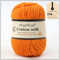Milk Cotton Wool For Knitting Baby Crochet Yarn Wea
