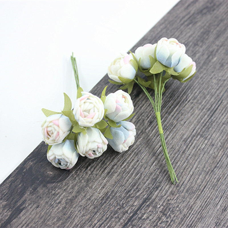 New Artificial Artificial Rose Buds Home Decoration Rose Bouquet Fake Flowers