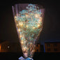 Glowing And Illuminated Preserved Flowers Gypsophila Bouquet