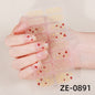 Gradient Onion Powder French Nail Applique Nail Stickers
