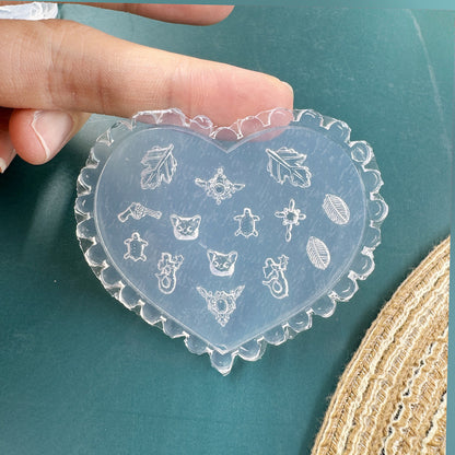 Silicone Non-whitening Flower Cartoon Manicure Mold