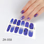 Internet Celebrity Gradient Onion Powder Little Nail Stickers