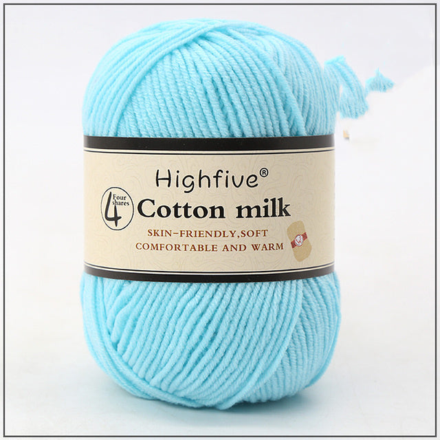 Milk Cotton Wool For Knitting Baby Crochet Yarn Wea