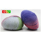 Section Dyed Rainbow Wool Yarn