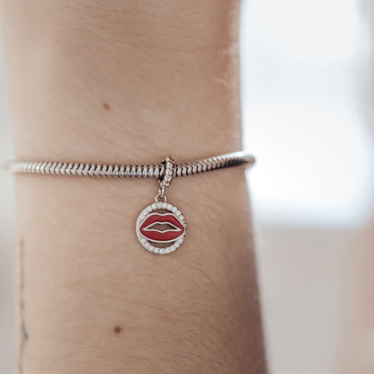 Bonsoir Madame - Dangle Charm 4 mm with Bracelet - Sterling Silver