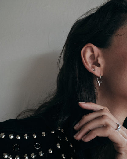 Dragonfly Dangle Earring - Sterling Silver