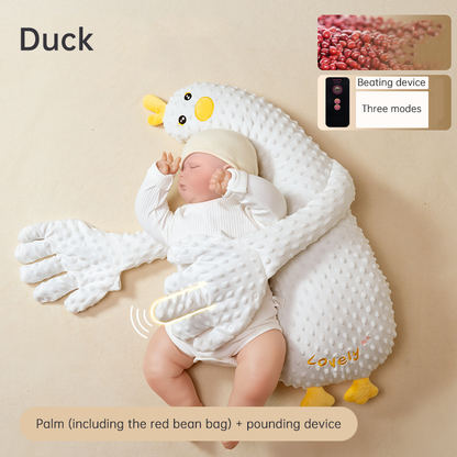 Babycare Soothing Sleep Aid: Anti-Moros Reflex Pillow and Patting Toy