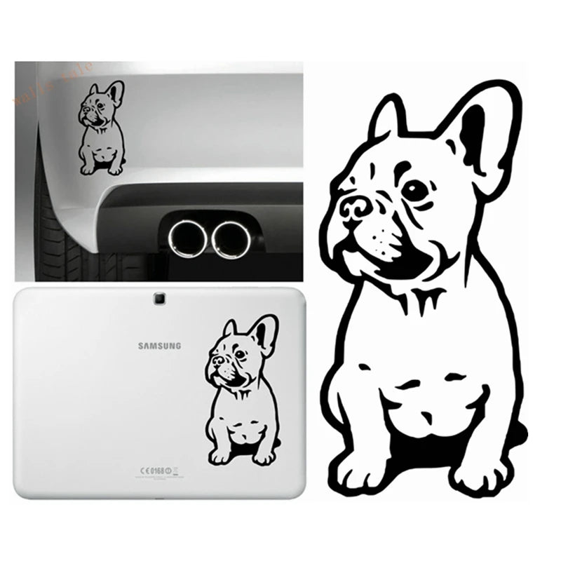 Wandaufkleber Französische Bulldogge Autoaufkleber Frances Dog Vinylaufkleber