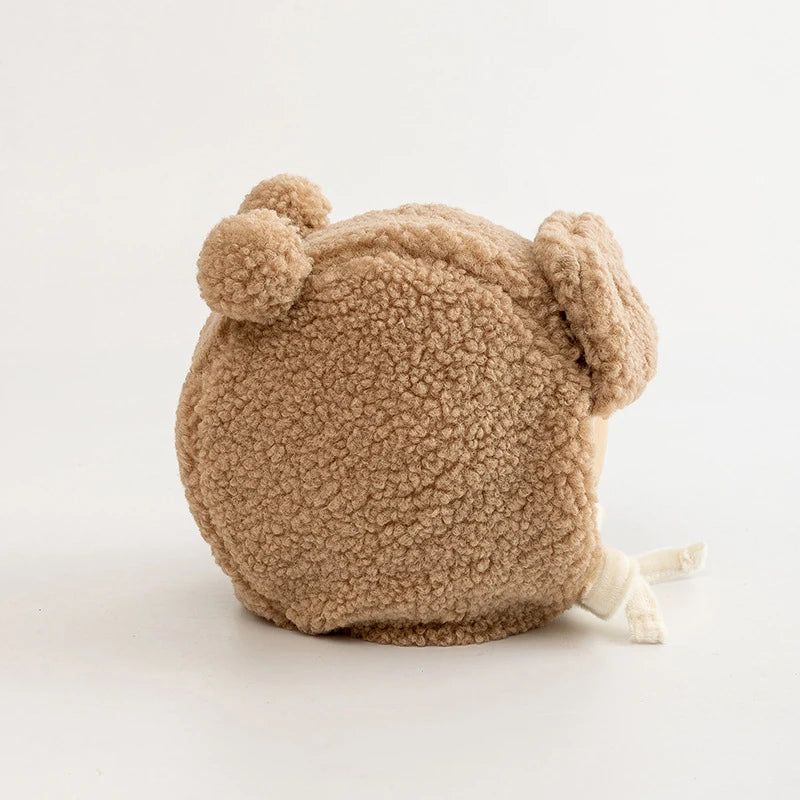 Pet Dog Hat For French Bulldog English Bulldog Plush Hat Winter Warm Cute Bear Hat Cartoon Caps For Puppy Pet Dog