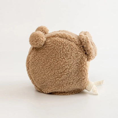 Pet Dog Hat For French Bulldog English Bulldog Plush Hat Winter Warm Cute Bear Hat Cartoon Caps For Puppy Pet Dog