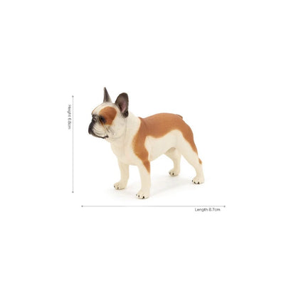 Simulation Bulldog Model Small Puppy Desktop Ornament Solid Static Dog Decoration