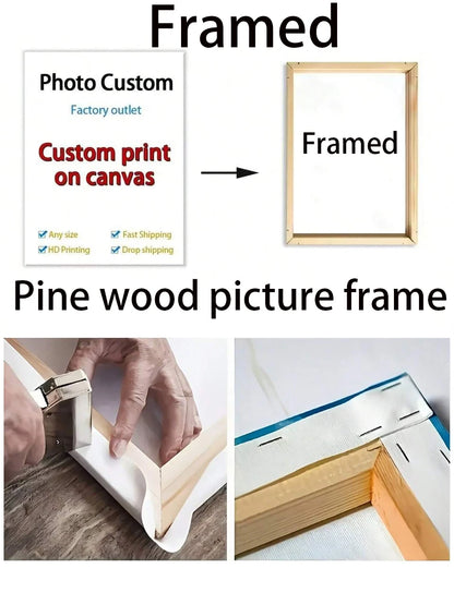 Funny French Bulldog in the toilet - Printed canvas painting - Wall home decoration, perfect gift and decor