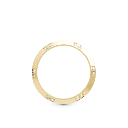 Topring 12 white Safirer Topringe - CHRISTINA