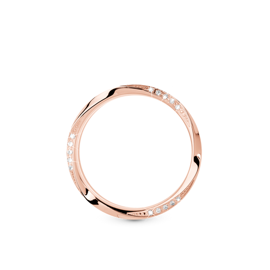 Topring Wave 15 white Safirer Topringe - CHRISTINA