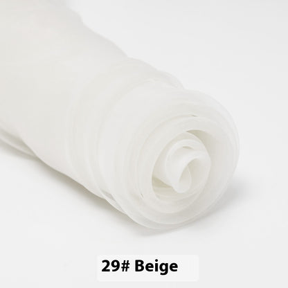 Fine-meshed Organza Fabric Yarn Sheer Yarn Wedding Dress