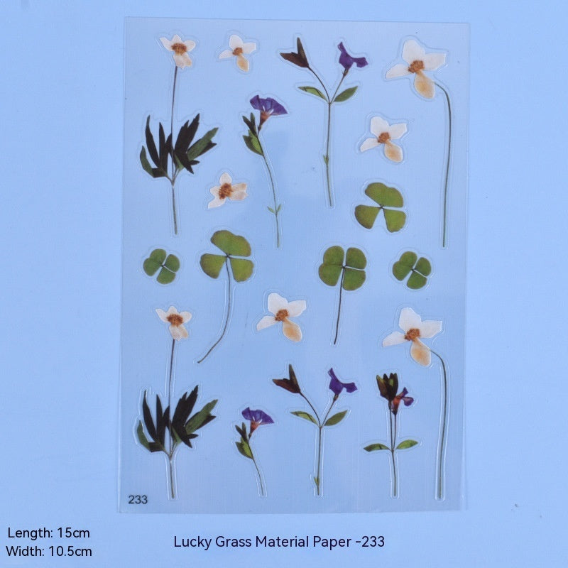 More Than Crystal Glue Flowers Material Stickers