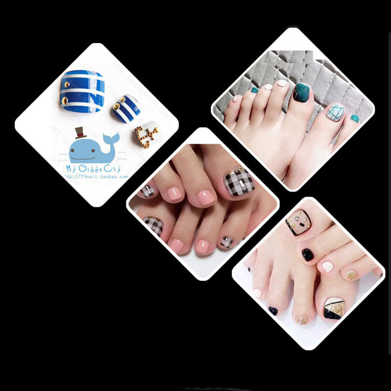 500 Stück transparente, natürliche weiße Zehennägel