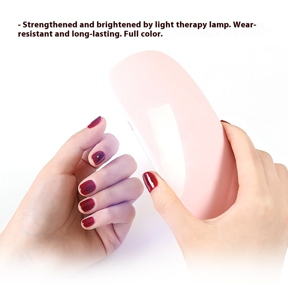 Foreign Trade Wholesale 22 Refers To Solid Color Semi-curing Gel Gel Nail Sticker Uv Phototherapy Semi-curing Nail Sticker Factory
