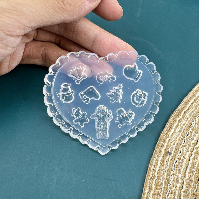 Silicone Non-whitening Flower Cartoon Manicure Mold