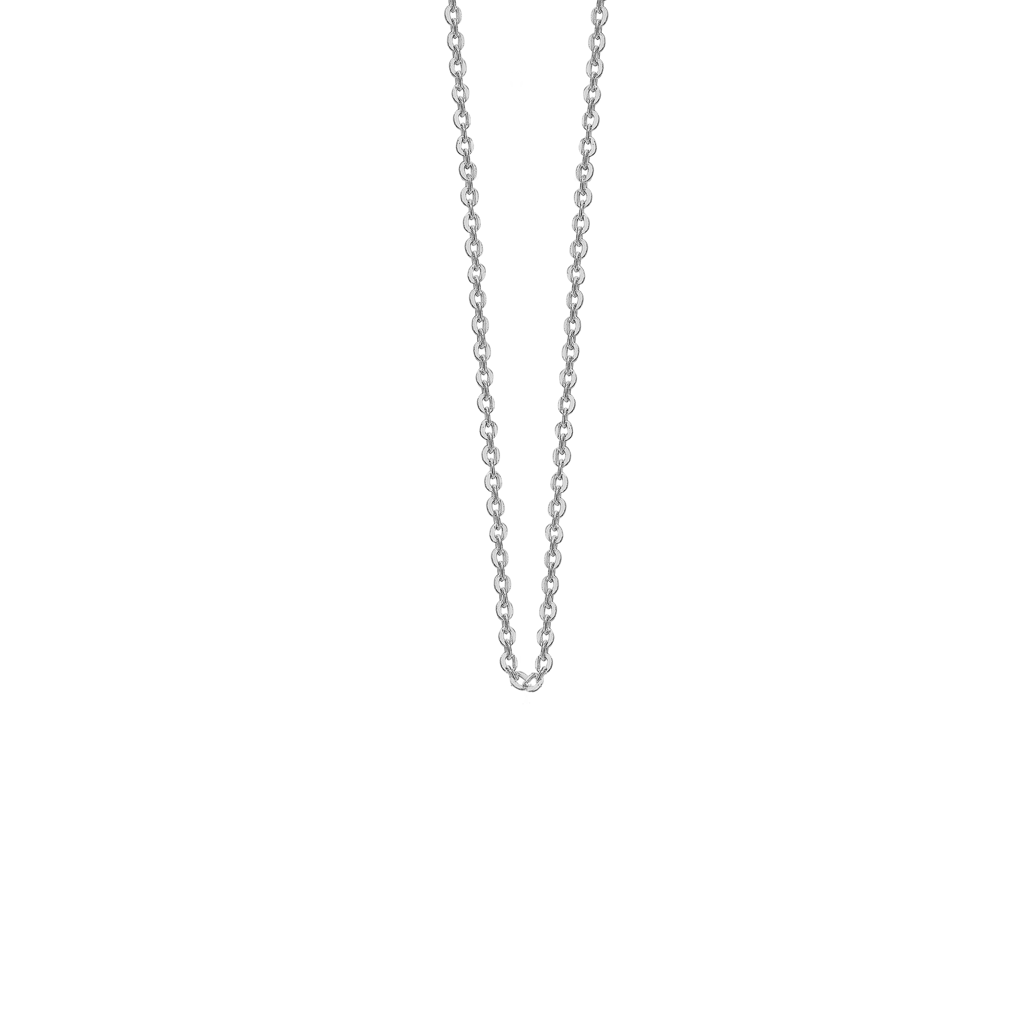 Silver Necklace 45 cm - Polished Sterling Silver