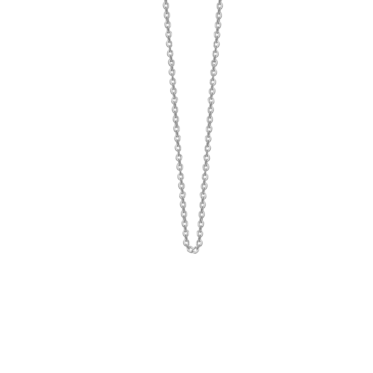 Silver Necklace 45 cm - Polished Sterling Silver