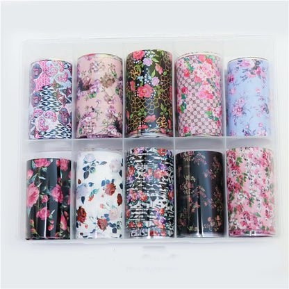 Transfer Paper Flower Star Sticker Net Red Nail Sticker