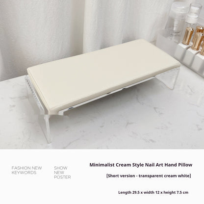 Cream Hand Pillow Acrylic Cream White Wrist Splint Tall And Short