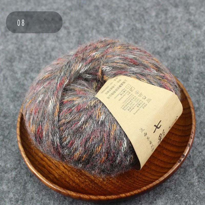 Colorful Woolen Yarn Handmade Crochet Diy Scarf Thread Sweater Hat Thread Medium Thick Woolen Ball
