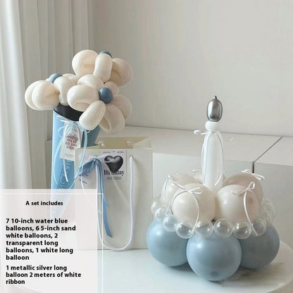 Finished Balloon Bouquet Cake Diy Handmade Material Package