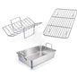 Stainless Steel Outdoor Square Large Capacity Barbecue Tray