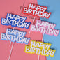 Happy Birthday Cake Decoration Card Color EVA Double Layer