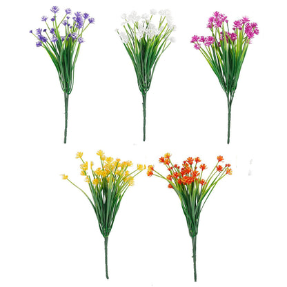 5Pcs Artificial Flowers