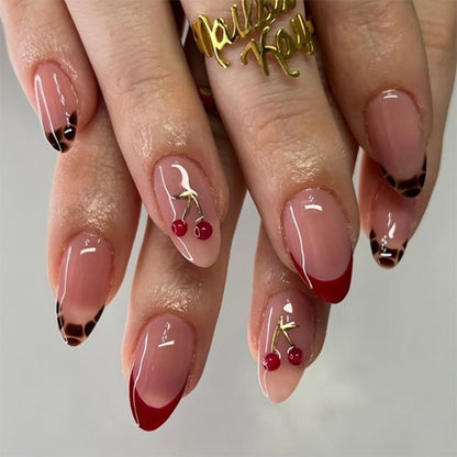 European And American Wear Nail Almond Nail Cherry Nail Tips