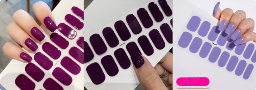 Waterproof And Durable Second Generation Semi-cured UV Nail Beauty Stickers