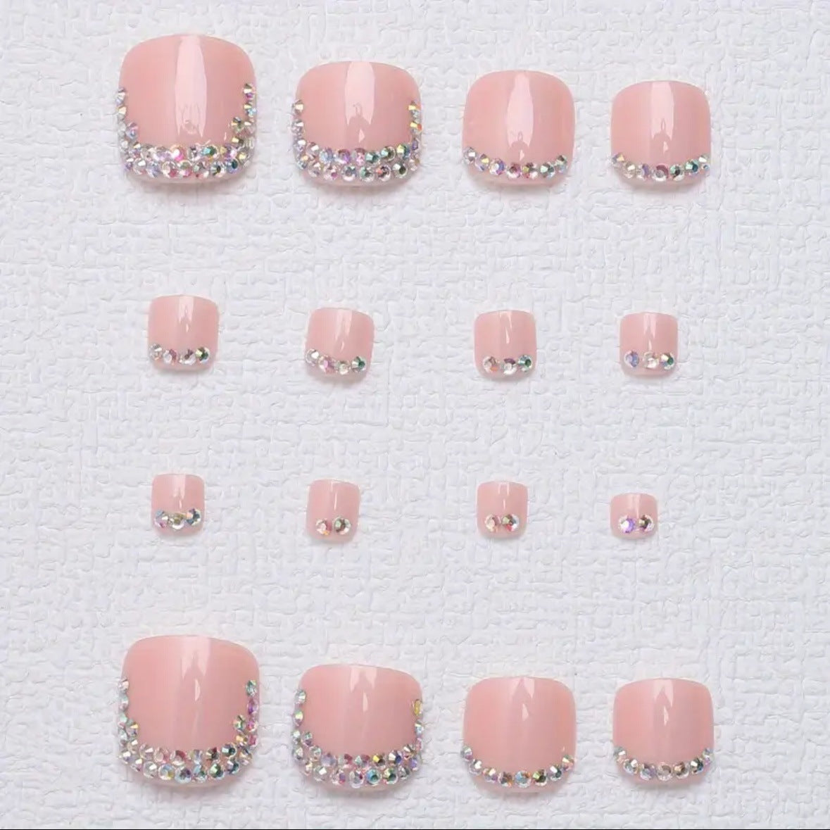 Fashion Simple And Short Square Foot Manicure