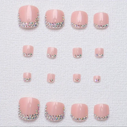 Fashion Simple And Short Square Foot Manicure