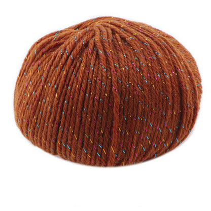 Hand Knitted Slipper Cushion Acrylic Yarn