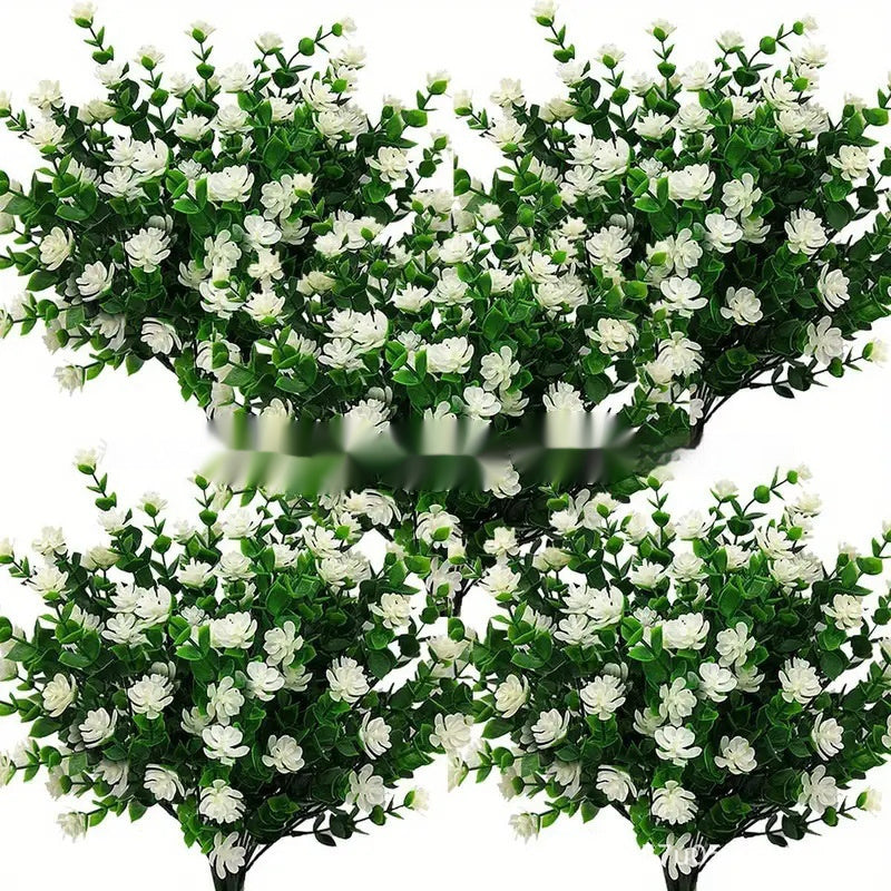 Emulational Eucalyptus Camellia Plastic Plant Artificial Flowers