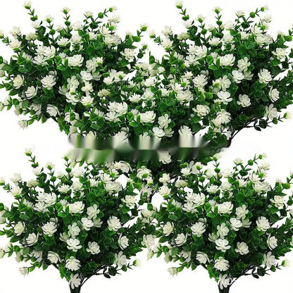 Emulational Eucalyptus Camellia Plastic Plant Artificial Flowers